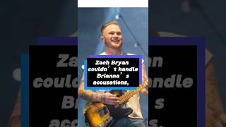 Zach Bryan couldn’t handle accusations celebrity entertainment zachbryan foryou fyp usa [upl. by Annaesor234]