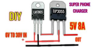 How to make Phone charger 12v To 5v  8A High Power  630V in out 5V 8A [upl. by Chak]