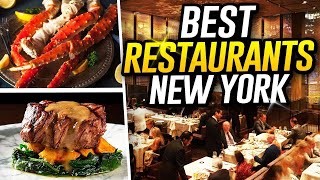 Top 10 Restaurants in New York City  Best Places to Eat in NYC [upl. by Oiragelo224]