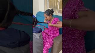 நான் hairstylist ah போலான்னு இருக்கேன் 😂 durgagandhi ytshortsvideo momdaughtercombo familylove [upl. by Luwana]