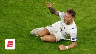 Euro 2020 final refwatch History with Marco Verratti and a close eye on Ciro Immobile  ESPN FC [upl. by Nagorb]