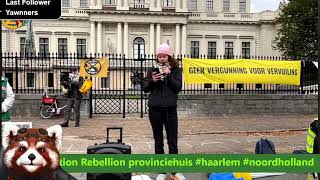 XR eXtinction Rebellion provinciehuis haarlem noordholland [upl. by Sig761]