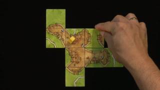 How to play Carcassonne  pt 1 of 2  base set [upl. by Beilul]