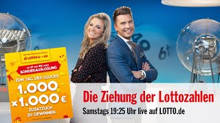 Live  Die Ziehung der Lottozahlen am 20032021 [upl. by Enilekcaj]