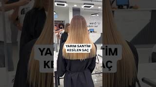 Peki bu kesimden ücret aldınız mı diye soracak olursanız hanımefendi eşim olduğu içinücretsiz😂hair [upl. by Bundy150]