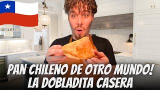 un pan CHILENO de otro MUNDO realmente DELICIOSO y muy fácil de prepara en casa DOBLADITAS caseras [upl. by Lukash]