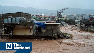 Deadly flash floods hit northern Iraq [upl. by Cynthla]