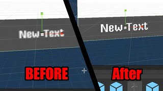 Unity low resolution UI text problem and how to fix it [upl. by Kermie444]