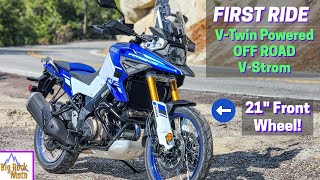 The 2023 Suzuki VStrom 1050DE Is a Big FeatureLaden OffRoad Capable ADV [upl. by Attoynek124]