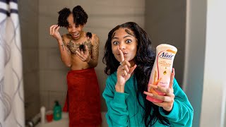 I PUT NAIR HAIR REMOVAL IN MY BOYFRIENDS SHAMPOO BAD IDEA [upl. by Torey]