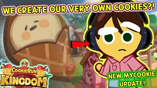 CREATING OUR OWN CHARACTER  NEW MYCOOKIE UPDATE Cookie Run Kingdom [upl. by Eydie373]