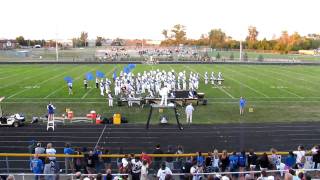 Lamphere Marching Band Half Time Performance on 08262010 [upl. by Tiffani151]