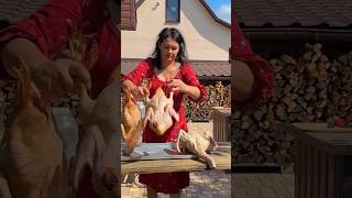 Roasted Goose in the Oven Traditional Village Recipescooking asmr garden food [upl. by Odnomor]