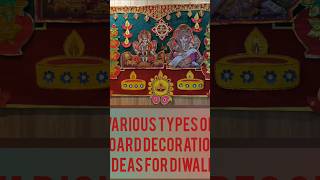 Various types of board decoration ideas for Diwali painting art crafts [upl. by Mic694]