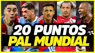 ¿CON CUÁNTOS PUNTOS SE PUEDE IR AL MUNDIAL  7 CUPOS PARA 10 EQUIPOS  ELIMINATORIAS [upl. by Kathryne902]