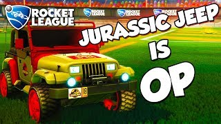 Jurassic Jeep is OP  Rocket League Montage [upl. by Agn]