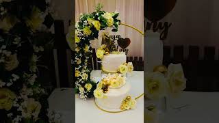 wedding reception cake 🤗😋❤️ 0763096895 [upl. by Digirb]