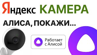 Яндекс Алиса Камера видеонаблюдение через станцию и модуль умный дом [upl. by Nnylidnarb721]