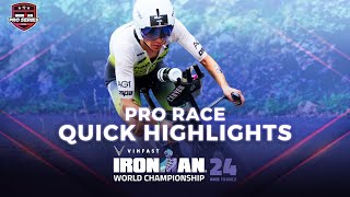 Pro Race Quick Highlights  2024 VinFast IRONMAN World Championship Nice Womens Edition [upl. by Teodoor]