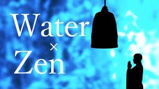 1 Hour of Authentic Zen Ambience Water in Zen garden  For meditation and concentration [upl. by Grishilda]