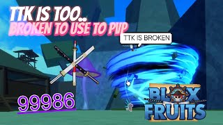 『TTK IS TOO BROKEN TO USE FOR PVP』Blox Fruits  Bounty Hunt [upl. by Jennee]