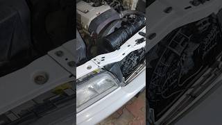 Mercedes Benz Radiator Fittingyoutubeshorts radiatorcarradiatorshortsfeed [upl. by Weismann]