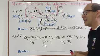 Nomenclatura de Alcanos Ramificados o Radicales  15 [upl. by Tadio300]