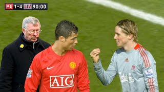 Cristiano Ronaldo amp Sir Alex Ferguson will never forget Fernando Torress performance in this match [upl. by Adkins]