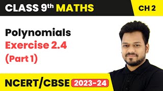 Polynomials  Exercise 24 Part 1  Class 9 Maths Chapter 2 [upl. by Adyaj]