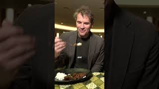 Jens Lehmann eats Indonesian food [upl. by Kcim254]