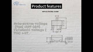 GF2303AVB is a SOT23 package PChannel field effect MOS tube [upl. by Nanis]