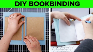 DIY Hard Cover Bookbinding [upl. by Sivert]