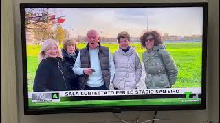 TG Telelombardia su Stadio [upl. by Ashbaugh]