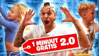 1 MINUUT GRATIS WINKELEN MET DE HELE FAMILIE 20 🤯 [upl. by Ahsetal]