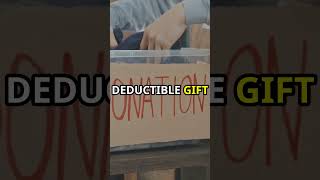 Tax Deductions with Eligible Donations taxes donations accountant trending shorts taxtips [upl. by Aleakim]