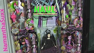 MONSTER HIGH HAUL FREAKY FUSION LAGOONAFIRE CLAWVENUS CLEOLEI DRACUBECCA amp MALEFICENT [upl. by Nocaed]