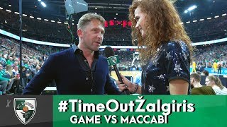 TimeOutŽalgiris Se04 Ep10 Game vs Maccabi Tel Aviv [upl. by Irolav86]