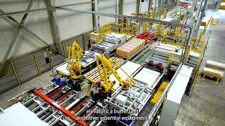 Automated Grouping and Palletizing Robotic System by Nord Robotics [upl. by Chrysler]