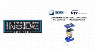 STMicroelectronics STEVALMKBOXPRO Programmable IoT Wireless Box Kit [upl. by Ecirtnahc]