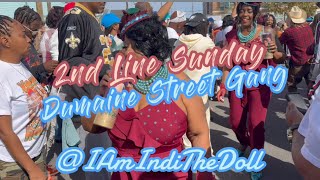 2nd Line Sundays Dumaine Street Gang Featuring Young Rollers [upl. by Lati]