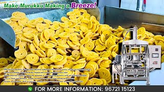 Mass Production Murukku Machine  Book Now 96721 15123  Perday 1000kg Production Murukku Machine [upl. by Billat]