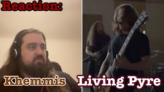 REACTION Khemmis  Living Pyre Khemmis livingPyre khemmisreaction [upl. by Laurice]