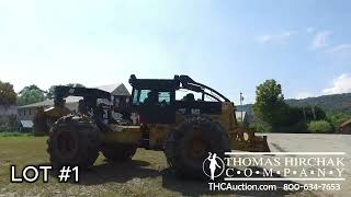 1576 Bank Repo Logging Machinery  Lot 1 2014 Caterpillar 545C Grapple Skidder [upl. by Amluz]