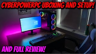 GAMING PC From CyberPowerPC Unboxing amp Setup [upl. by Llehcim]