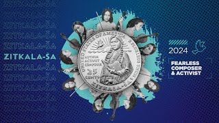 2024 American Women Quarters™ Program  US Mint  Zitkala Ša [upl. by Analrahc]