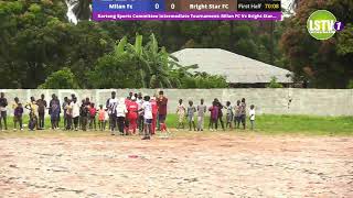 Kartong Sports Committee Intermediate Tournament Milan FC Vs Bright Star FC [upl. by Ahsitak]