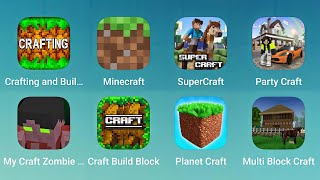 Crafting and Building Minecraft Supercraft Party Craft My Craft Zombies Craft Build Block [upl. by Aisila956]