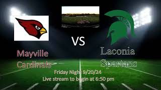 Laconia at Mayville 092024 Varsity Football [upl. by Ogilvy]