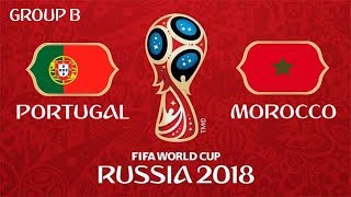 Portugal vs Morocco  20062018  2018 FIFA World Cup Russia  FIFA 18 [upl. by Eon]