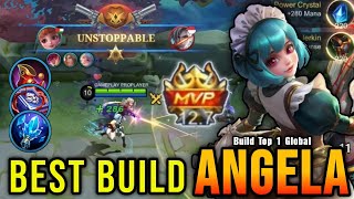 Angela Best Build 100 Unstoppable  Build Top 1 Global Angela  MLBB [upl. by Blackburn]